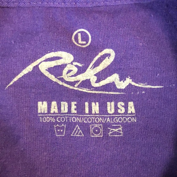 REHV Clothing Purple Piston Tee - Size L - Picture 6 of 6